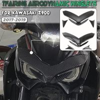 ❣ปีกนกด้านหน้าสำหรับ KAWASAKI Z900 Z 900 Z900 2017 2018 2019ปีกนางฟ้าด้านหน้าอุปกรณ์ขยายฝาครอบส่วนขยาย