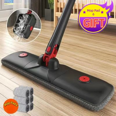 Squeeze Twist Folding Mop Cleaning Floor Microfiber Floor Mops 360 Roration for Home and Kitchen Multifunctional Tools Fregona