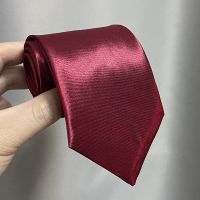 New Casual Arrowhead Skinny Red Necktie Slim Black Tie for Men 8cm Man Accessories Simplicity for Party Formal Ties Fashion