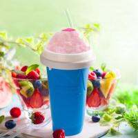 Summer Squeeze Homemade Juice Water Bottle Quick-Frozen Maker Sand Pinch Magic Cream Cup Beker Slushy Smoothie Fast Cooling Ice N1B9