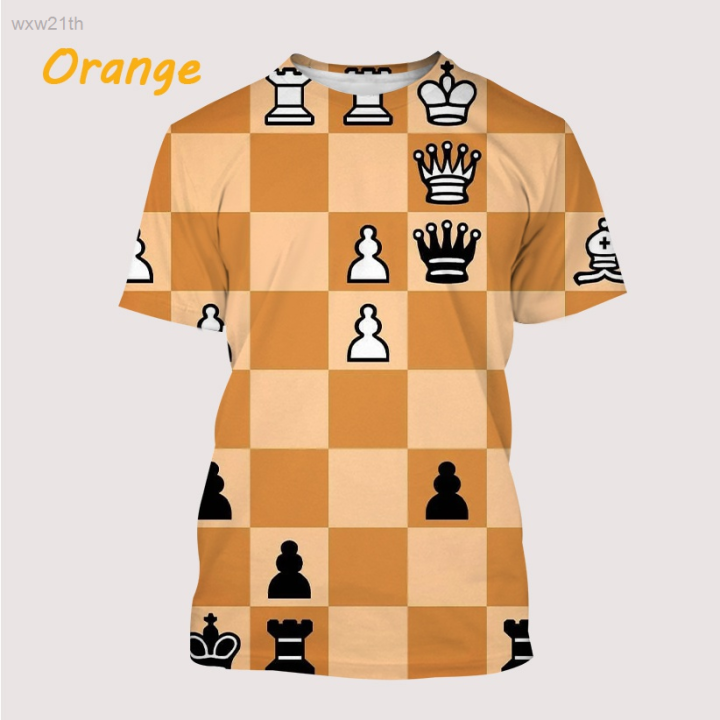 2023-casual-short-sleeved-t-shirt-with-3d-chess-pattern-printed-hip-hop-style-creative-and-fashionable-for-men-and-women-unisex