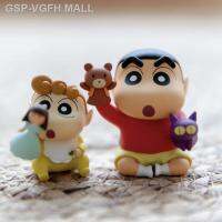 ✳ชุดประจำวันของ VGFH MALL Kawaii Crayon Shinchan คอลเลกชั่นตกแต่งตั้งโต๊ะตุ๊กตาขยับได้ลายอนิเมะ