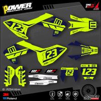 PowerZone Custom Team Graphics Decals 3M Stickers Kit For Husqvarna Sticker 2016-18 TC FC TX FX FS 2017-19 TE FE 125-450cc 44