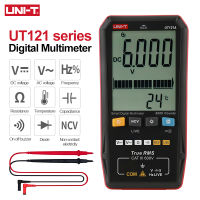 UNI-T สมาร์ทมัลติมิเตอร์แบบดิจิทัล UT121A UT121B UT122 AC DC เครื่องทดสอบแรงดันไฟฟ้ามัลติมิเตอร์ RMS จริงดิจิตอล Capacimeter ความถี่