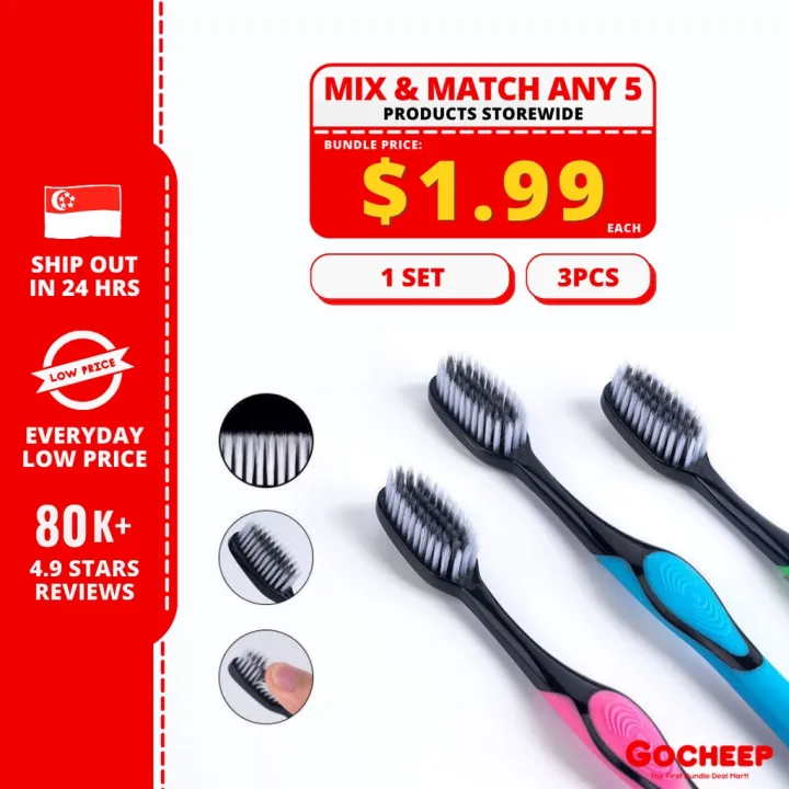 3pcs) Bamboo Charcoal Soft Hair Toothbrush Household Colgate Toothpaste Darlie Oral B GoCHEEP | Lazada Singapore 3pcs) Bamboo Charcoal Soft Hair Toothbrush Household Colgate Toothpaste Darlie Oral B GoCHEEP | Lazada Singapore