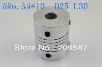 DR 6.35mm x 10mm CNC Flexible Coupling Shaft Coupler Encode Connector D25 L30