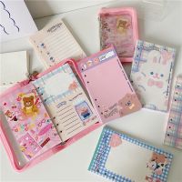 50 Sheets Kawaii Bear Love Heart Loose Leaf Notebook Planner Refill Spiral Binder Inner Page Diary DIY School Stationery A5 A6 Note Books Pads