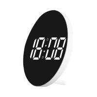 9Inch LED Digital Wall Clock Remote Control Light Sensor Mode Power-Off Memory Table Clock Wall-Mounted Dual Alarm