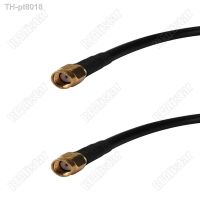 ✥○❐  RP SMA Male to RP SMA Male Plug RG58 Low Loss RF Extension Adapter Antenna Coaxial Cable Audio WIFI Wlan 30cm/50cm/80cm/1M/2M/3M