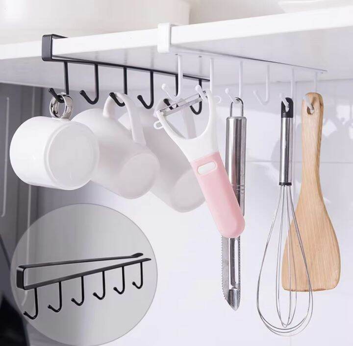 Philippines Top1 Kitchen Cup Holder Rack With 6 Hooks For Space