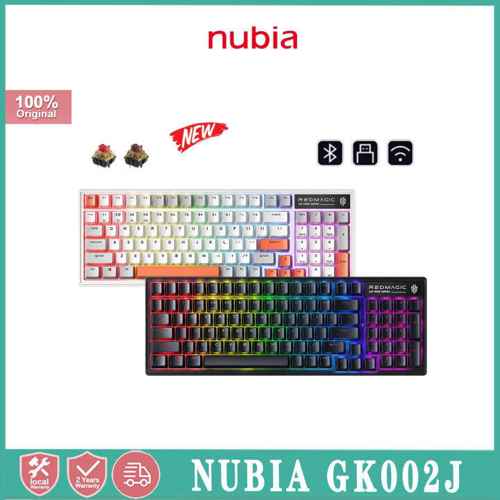 คีย์บอร์ดแบบกลไกวิเศษอิเล็กทรอนิกส์-gk002j-nubia-redmagic-สำหรับอีสปอร์ตคีย์เต็มรูปแบบแป้นพิมพ์สวิตช์แบบกำหนดเองปลั๊กเอนกประสงค์ล่าช้าต่ำมาก