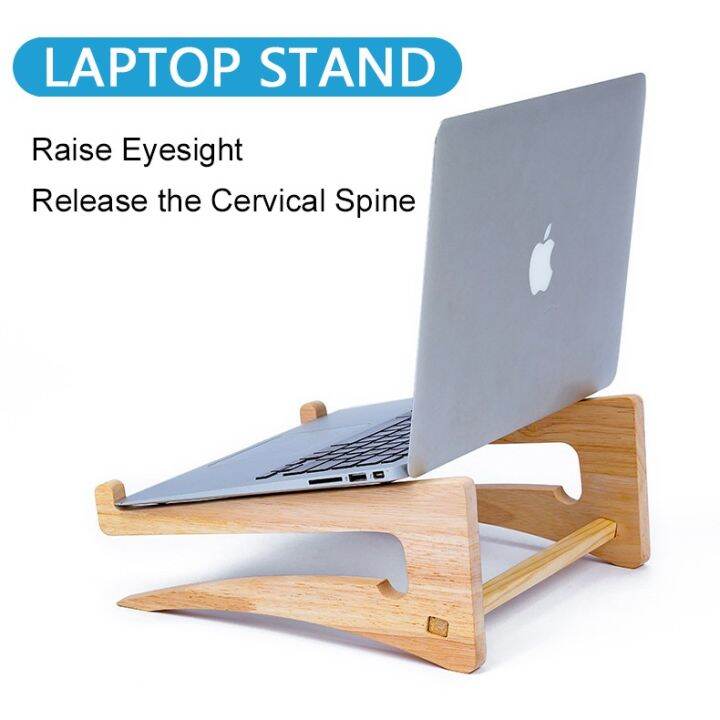 Let's Home Upgraded Reinforced Wooden universal desktop stand for 11-19 ...