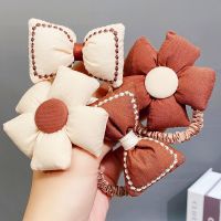 【CW】 Big Bow Elastic Hair Bands Tie Rubber Headband Decorate Fashion Accessories