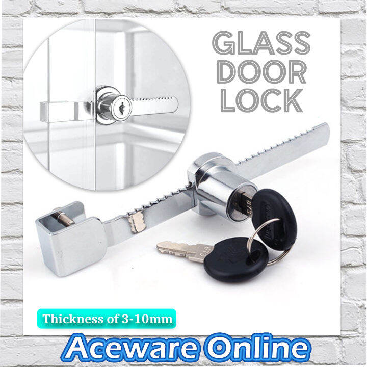 Glass Lock with Keys Sliding Window Glass Door Lock Shop