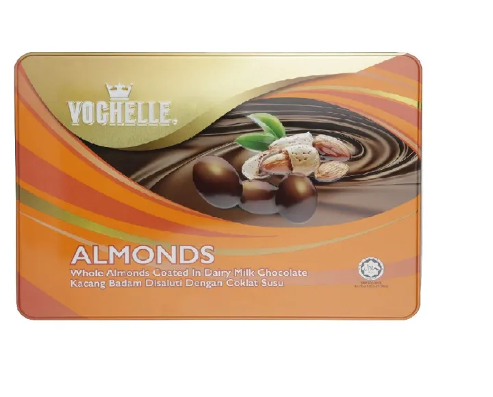 Vochelle Almonds Coated in Dairy Milk Chocolate, 325g Lazada PH