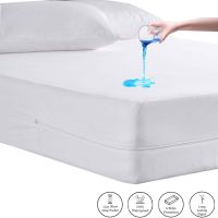 LFH Zipper Mattress Protector Bedbug Proof Waterproof Mattress Encasement Non Woven Fabric Bed Cover 6-Sided Waterproof