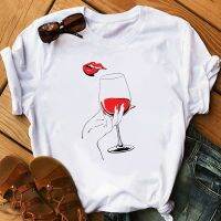 2021Funny Wine Glass Printed T Shirt Tees Graphic T Shirt Tee Gildan Spot 100% Cotton