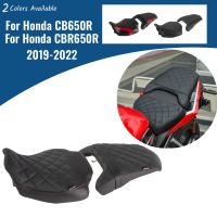 Bantal Alas หนังสังเคราะห์สำหรับ Honda CB CBR 650R 2019 2020 2021 2022 CB650R ที่นั่งเดี่ยวผู้โดยสารด้านหลังผู้ขับขี่ด้านหน้า CBR650R