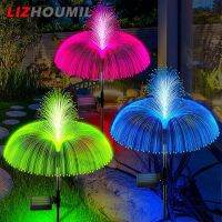 LIZHOUMIL ไฟแมงกะพรุนพลังงานแสงอาทิตย์กลางแจ้ง3ชิ้น,ไฟในสวน Led สีสันสดใสสำหรับทางเดินลานระเบียงตกแต่งทางเดิน