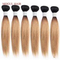 200g-300g/set Straight Human Hair Bundles 10-26 inch Ombre Honey Blonde 613 Blonde Brown Black Remy Hair Extension MOGUL HAIR