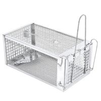 1ชิ้นเหยื่อ Snap หนู Catcher พับ Reusable Mice Mousetrap Hunt Weasel Wild Rat Cage