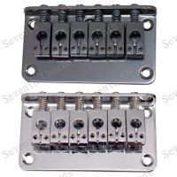 WK-A Set Vintage 6 string Saddle Guitar Bridge for Electric guitar - Chrome &amp; Black for choose