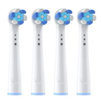 ZZOOI 4PCS Electric Toothbrush Replacement Head Tooth Brush Head For Oral B Pro / Multi-angle / Sensitive / Deep Clean Toothbrush Head