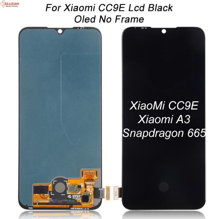 6-01นิ้ว-oled-สำหรับ-xiao-mi-mi-cc9e-lcd-touch-screen-digitizer-mi-a3จอแสดงผลเปลี่ยนกรอบจัดส่งฟรี