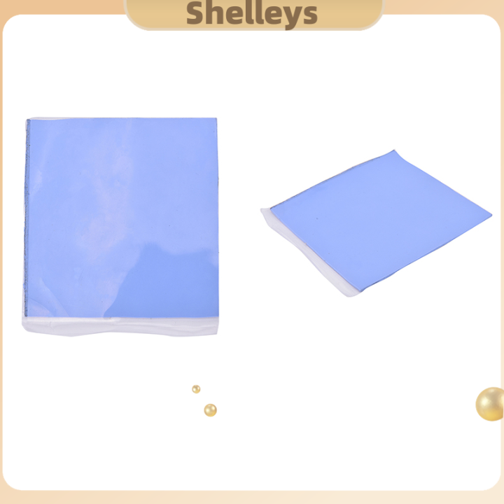 shelleys-cpu-gpu-สีน้ำเงินระบายความร้อนด้วยฮีทซิงค์ตัวควบคุมอุณหภูมิแผ่นซิลิโคน100mm-x-100mm-x-1-5mm