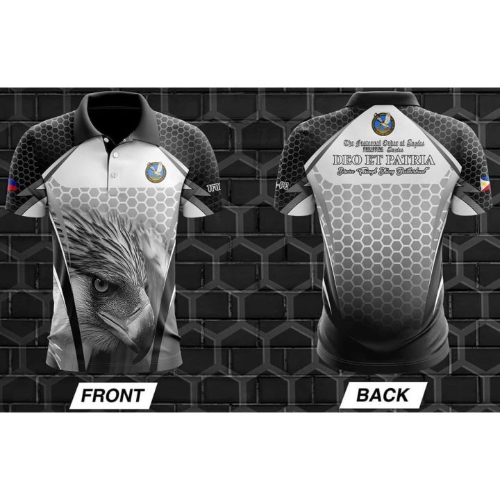 EAGLES POLO SHIRT DESIGN 7-11 (FULL SUBLIMATION)