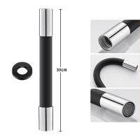 Universal Foaming Extension Tube With Connector 360 Degrees Faucet Sprayer Extension Hose Flexible &amp; Can Be Shaped Salle De Bain