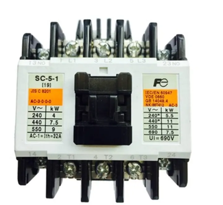 Magnetic Contactor Sc-5-1 (22a-220v-440v) Three Phase 5.5kw - 220v 