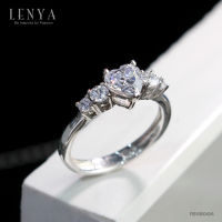 Lenya Jewelry แหวนเพชร DiamondLike รูปหัวใจเลอค่าแสนหวาน เหมาะกับสาวสวยที่มีหัวใจอบอวลไปด้วยความรัก