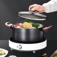 หม้อ หม้อ2หู หม้อหินเคลือบ สีดำ มี2ขนาดให้เลือก รุ่น cbs-7924-pot-boss-05t-Non-stick