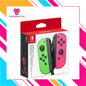 Nintendo Switch Joy-Con Controllers - Left and Right - Neon Pink/Neon Green