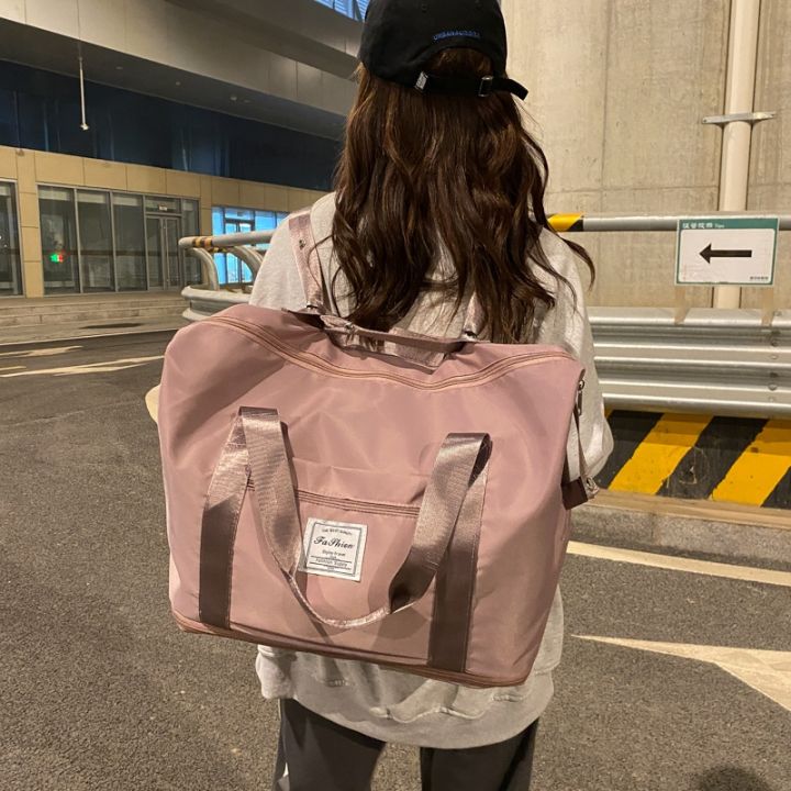 oversized-clothes-hand-luggage-bag-womens-shoulders-light-large-capacity-short-distance-travel-storage-bag-can-be-set-trolley-case