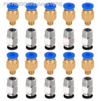 PC4-M6 Pneumatic Fitting Push to Connect PC4-M10 Straight Quick in Fitting for 3D Printer Ender 3/Pro Ender 5 CR-10/10S