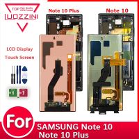 สำหรับ Samsung Galaxy Note 10 N970 SM-N970 Note 10 Plus N9750 N975จอแสดงผล LCD แบบสัมผัสหน้าจอชุดประกอบทดแทนที่มี/ไร้กรอบ