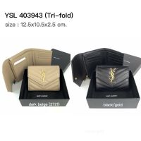 (ผ่อน)ของแท้100% ราคาถูก New YSL compact tri fold