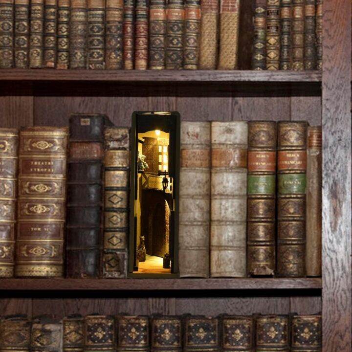 {YOU RANG} Medieval Bookshelf Insert Box Bookends Desktop Organizer Non