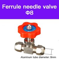 LJLJ-1pc Mini Air Brass Ball Valve Double Inner Ferrule Needle Valve Quick Screw Ball Valve Bsp Male To Female Air Compressor Valves