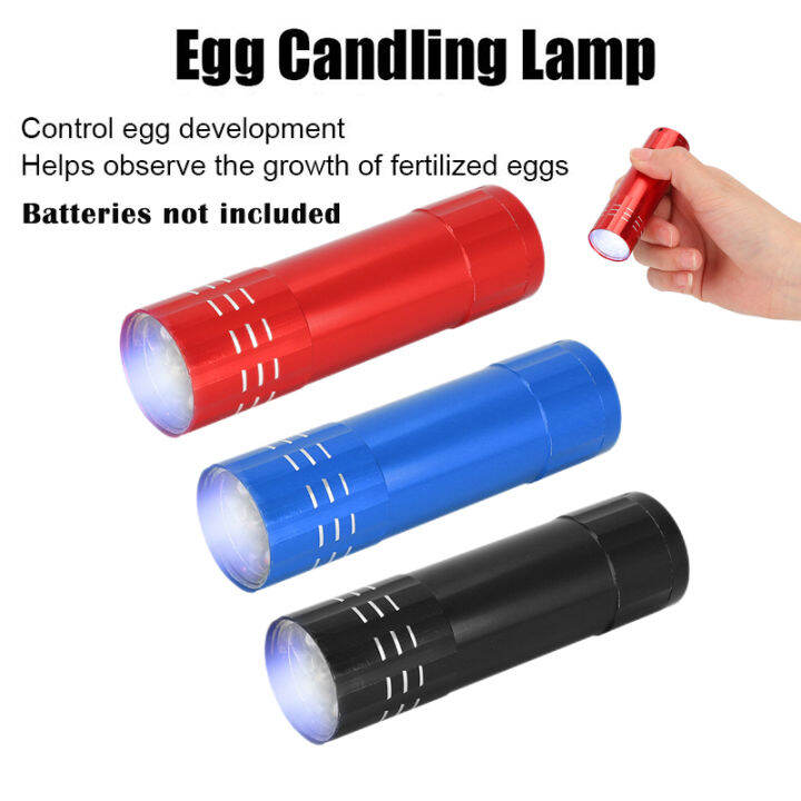 9 LED Incubator Egg Candling Lamp Bird Eggs Penlight Poultry Incubation