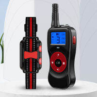 Dog Training E-Collar ปลอกคอสุนัขกันน้ำแบบชาร์จไฟรีโมทคอนลการสั่นสะเทือนของเสียง Static Shock สำหรับสุนัขทุกขนาด