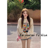 Encounter Fashion เสื้อยืดผู้ชาย เสื้อผู้ชาย เสื้อยืดผู้ชาย เสื้อยืด สไตล์เกาหลี MWY23A07MY 41Z231013