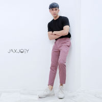 JAXJOEY - กางเกงขา 5 ส่วน ผ้านาโนลายริ้ว - STRIPED NANO PANTS