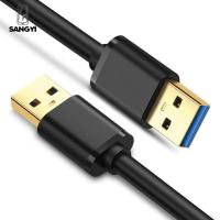 SANGYI สายอะแดปเตอร์สายเคเบิลค่าธรรมเนียมการซิงค์ข้อมูลความเร็วสูง1ชิ้น USB 2.0สายต่อไฟสายส่งข้อมูลสาย USB สายต่อ USB