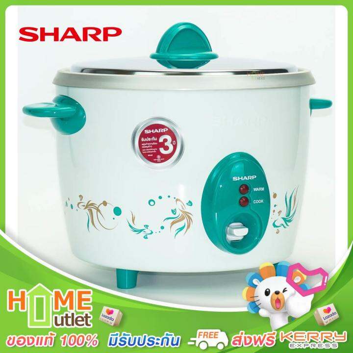 sharp-หม้อข้าว2-2ลิตร-สีเขียว-รุ่น-ksh-d22-gr