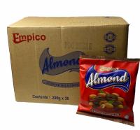 EMPICO ALMOND,ซ็อกโกแลต เคลือบเม็ดอัลมอนล์ สินค้านำเข้าจากมาเลเซีย 280g แพคสีแดง 1ลัง/บรรจุจำนวน 36 แพค ราคาส่ง ยกลัง สินค้าพร้อมส่ง