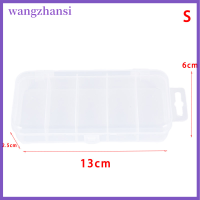 Wangzhansi 5กริดใสกล่องอุปกรณ์ตกปลาล่อตะขอตะกั่วเชื่อมต่อเครื่องมือเก็บรวบรวม