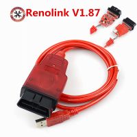 ✁⊙☎ Renolink V1.87/V1.99 For Re-nault ECU Programmer OBD2 Car Diagnostic Cable For Re-nault/D-acia Key Programmer Airbag/ECU Reset